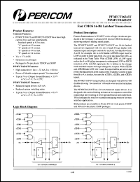 Click here to download PI74FCT16543TSP Datasheet