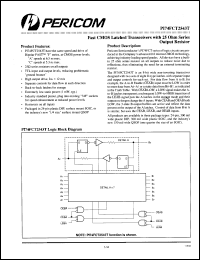 Click here to download PI74FCT2543CTQ Datasheet