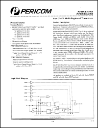 Click here to download PI74FCT162501CTV Datasheet