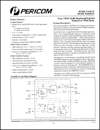 Click here to download PI74FCT162511CTV Datasheet