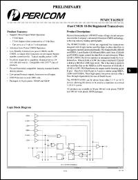Click here to download PI74FCT163501TV Datasheet