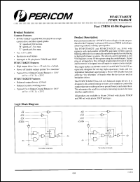 Click here to download PI74FCT16823CTV Datasheet