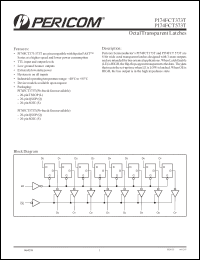 Click here to download PI74FCT373TLE Datasheet