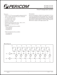 Click here to download PI74FCT573ATQE Datasheet