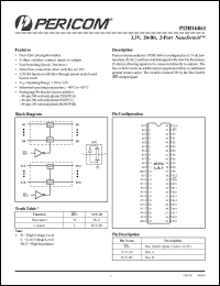 Click here to download PI3B16861B Datasheet