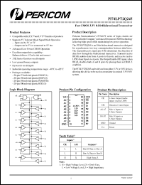 Click here to download PI74LPT2Q245 Datasheet