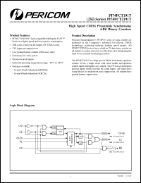 Click here to download PI74FCT191T Datasheet