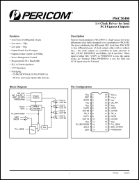 Click here to download PI6C20400 Datasheet