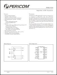 Click here to download PI90LV019LE Datasheet