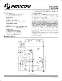 Click here to download PI74LCX646 Datasheet