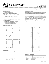 Click here to download PI5C16245 Datasheet