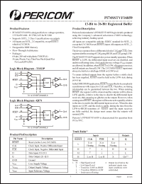 Click here to download PI74SSTVF16859 Datasheet
