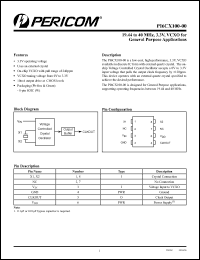 Click here to download PI6CX100-00WE Datasheet