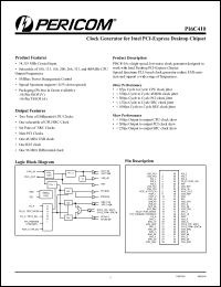 Click here to download PI6C410VE Datasheet