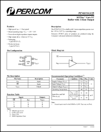 Click here to download PI74ST1G125TX Datasheet