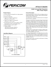 Click here to download PI74ALVCH16501 Datasheet
