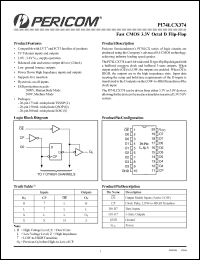 Click here to download PI74LCX374L Datasheet