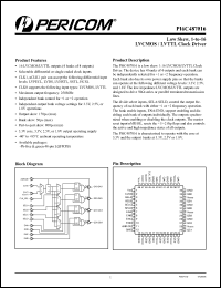 Click here to download PI6C487016FBE Datasheet