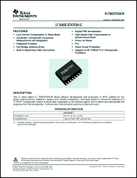 Click here to download TMS3705A1DRG4 Datasheet