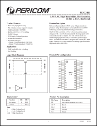 Click here to download PI3C3861Q Datasheet