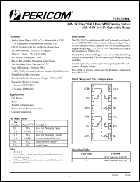 Click here to download PI3A3160C Datasheet