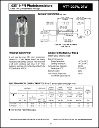 Click here to download VTT1223W Datasheet