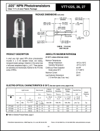 Click here to download VTT1225 Datasheet