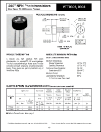 Click here to download VTT9003 Datasheet