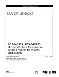 Click here to download PCA84C922 Datasheet
