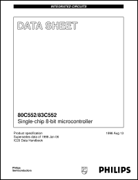 Click here to download P80C552EFB/08 Datasheet