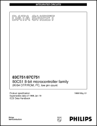 Click here to download S87C751-1 Datasheet