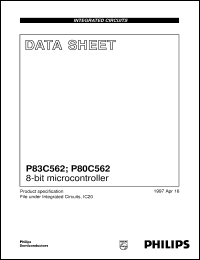 Click here to download P80C562EHA/02 Datasheet