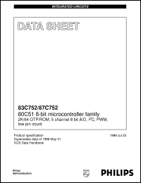 Click here to download S87C752-1A28 Datasheet