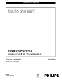 Click here to download P83CE559EFB/100 Datasheet