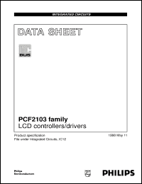 Click here to download PCF2103EU/2/F1 Datasheet