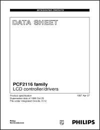 Click here to download PCF2116KU/10/F2 Datasheet