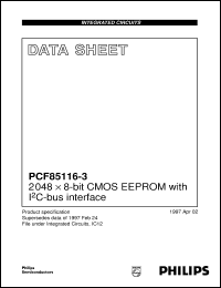 Click here to download PCF85116-3P/01 Datasheet