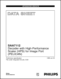 Click here to download SAA7112H/01 Datasheet