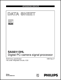 Click here to download SAA8113HL/C101/R5 Datasheet