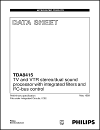 Click here to download TDA8415 Datasheet