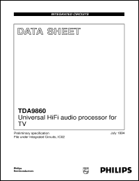 Click here to download TDA9860/V2 Datasheet