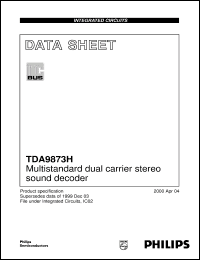 Click here to download TDA9873HS/V1 Datasheet