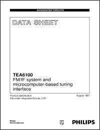 Click here to download TEA6100/N3 Datasheet
