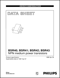 Click here to download BSR40 Datasheet