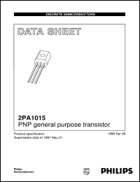 Click here to download 2PA1015Y Datasheet