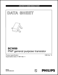 Click here to download BCW89 Datasheet