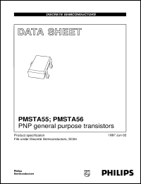 Click here to download PMSTA56 Datasheet