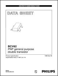 Click here to download BCV62 Datasheet