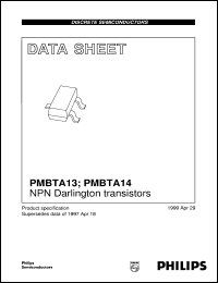 Click here to download PMBTA14 Datasheet