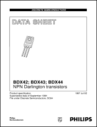 Click here to download BDX42 Datasheet